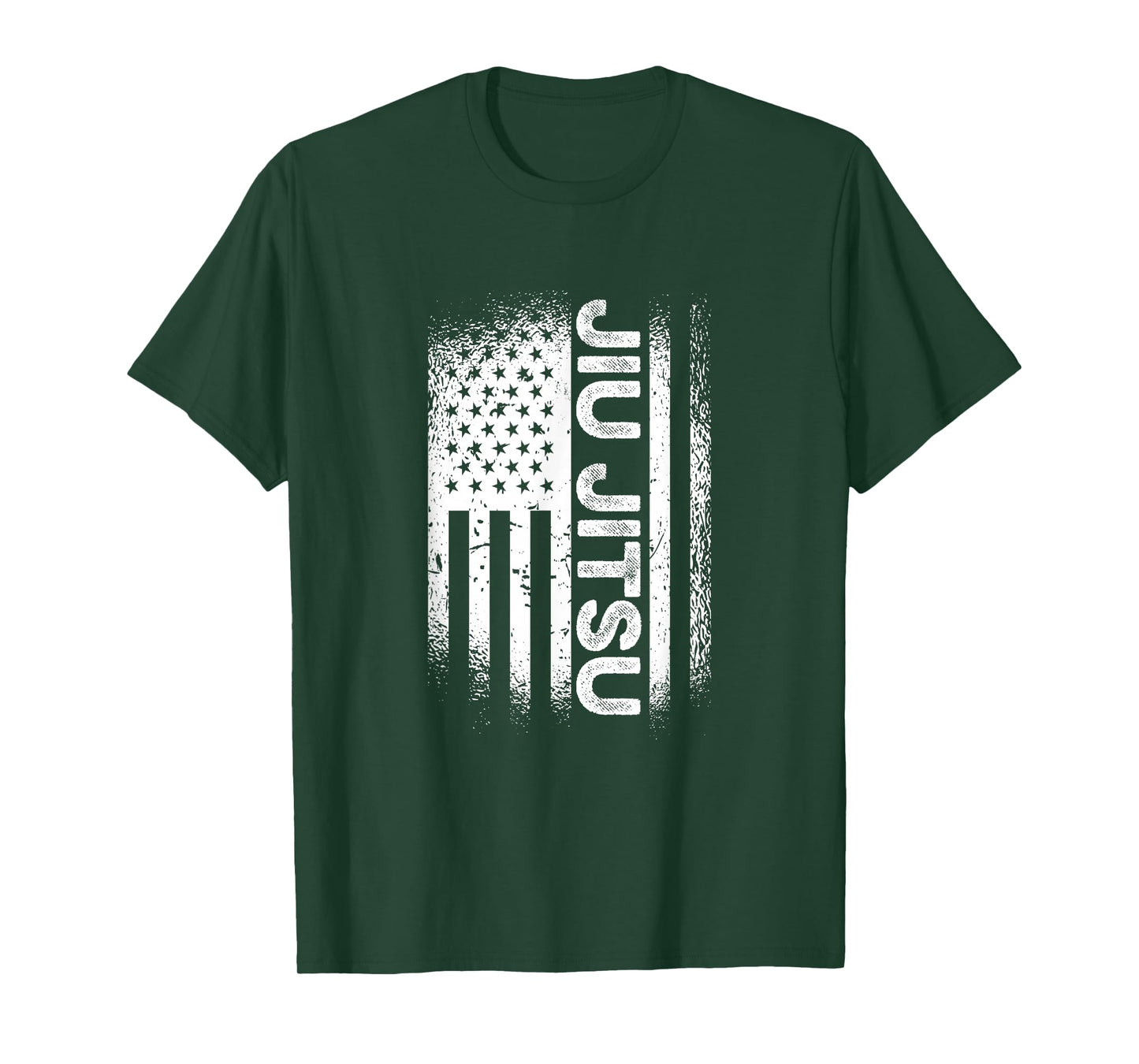 Jiu Jitsu American Flag Brazillian Ju Jitsu Men Kids Gift T-Shirt