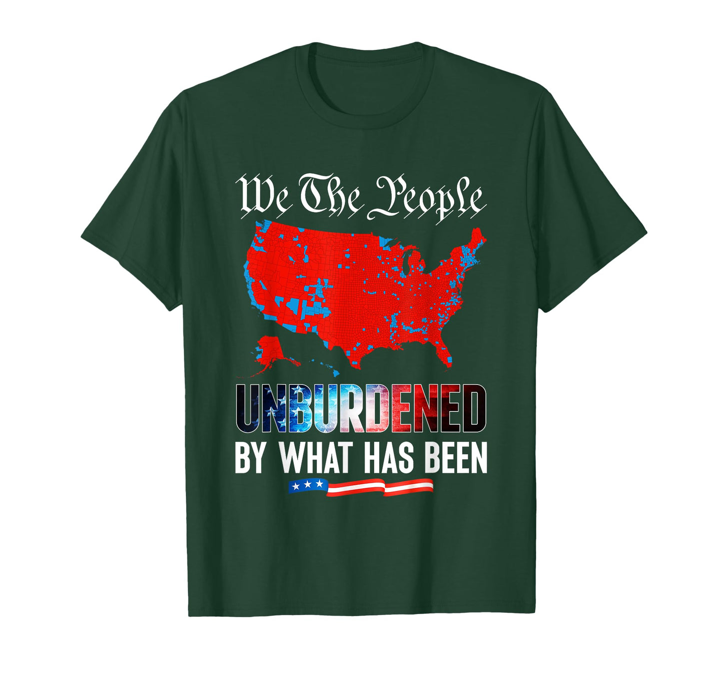 2024 Trump Winner Election Map Unburdened By What Has Been T-Shirt
