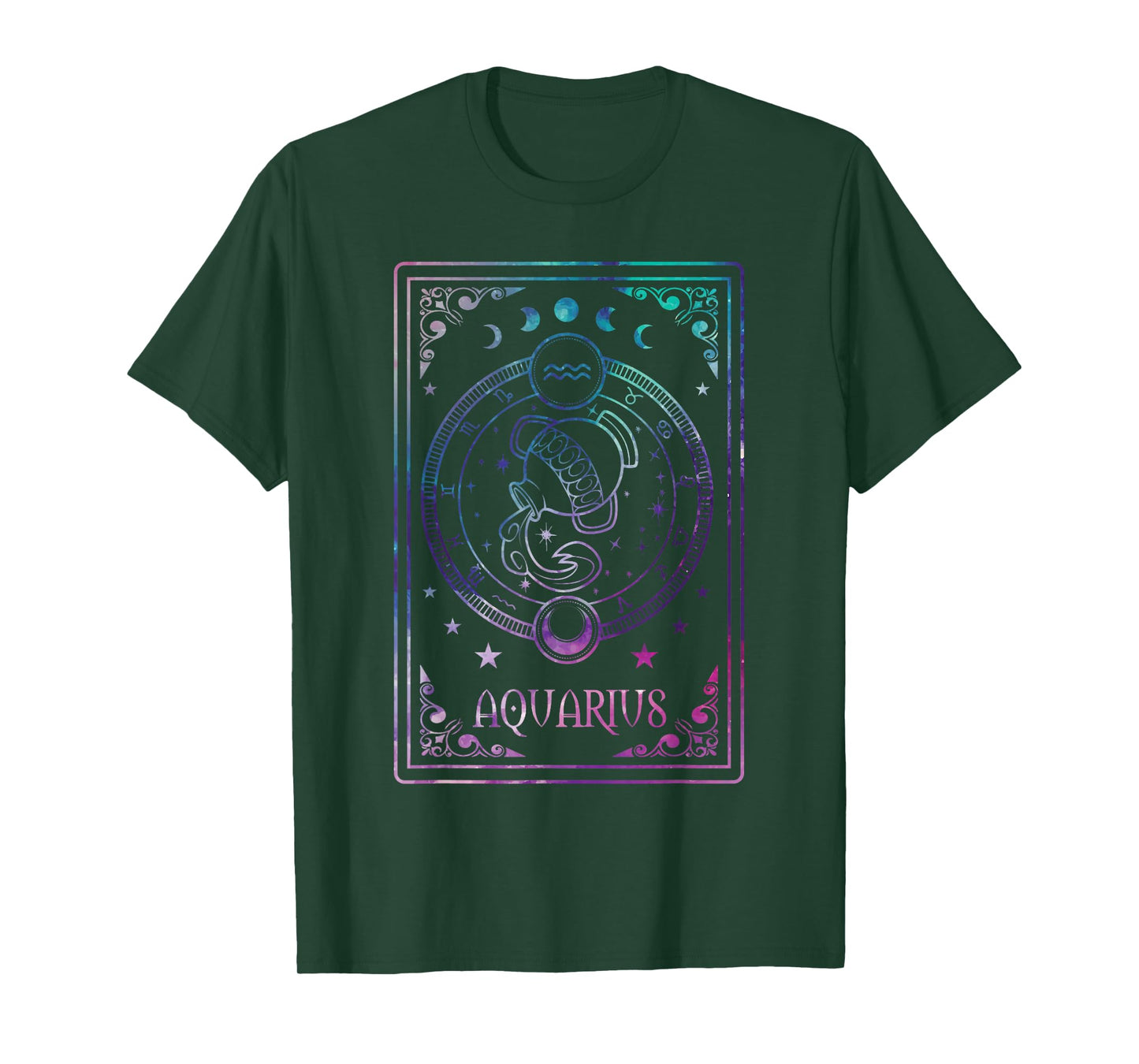 Aquarius Tarot January February Birthday Astrology Animal T-Shirt