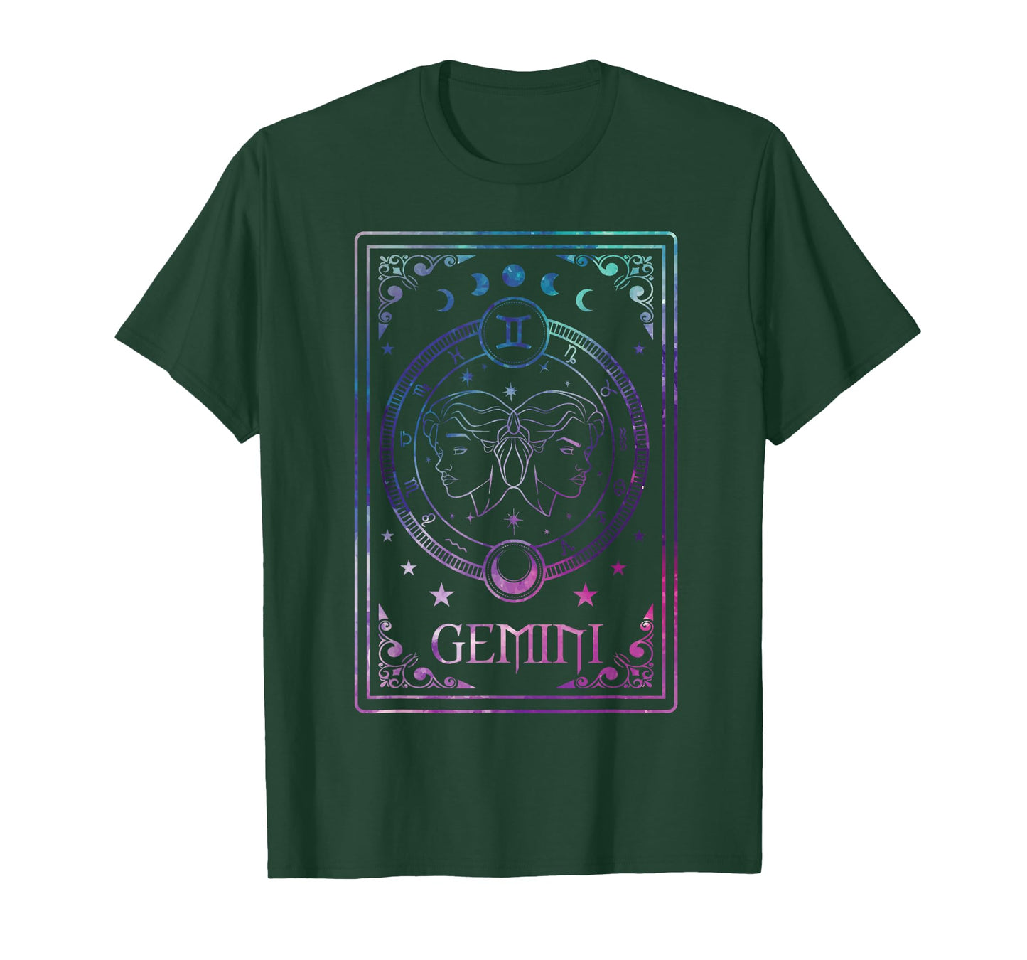 Gemini Tarot Card May June Birthday Astrology Zodiac T-Shirt