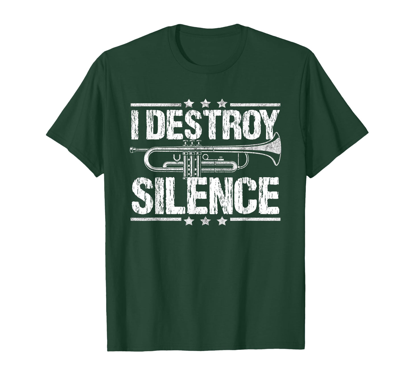 Ich zerstöre die Stille Trumpet Jazz Marching Band T-Shirt