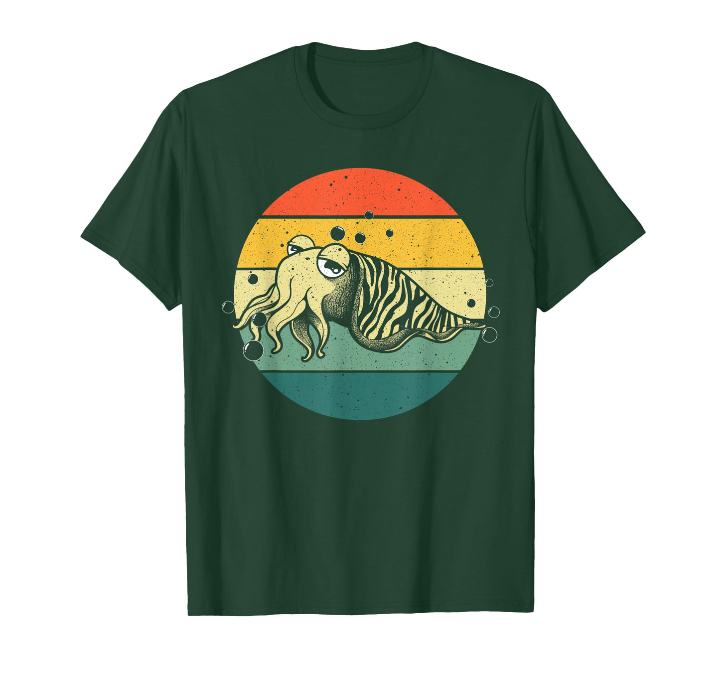 Cute Cuttlefish Design Men Women Cuttlefish Lovers Fishing T-Shirt