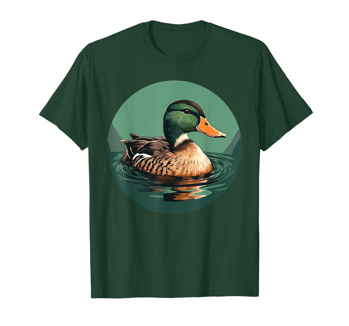 Cool looking Mallard Duck for Bird and Animals watching Fans T-Shirt