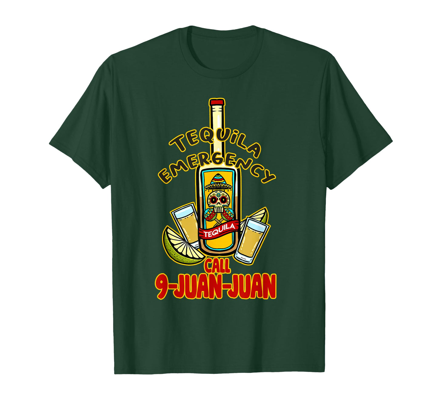 Chili Emergency Call 9 Juan Juan - Funny Mexican T-Shirt