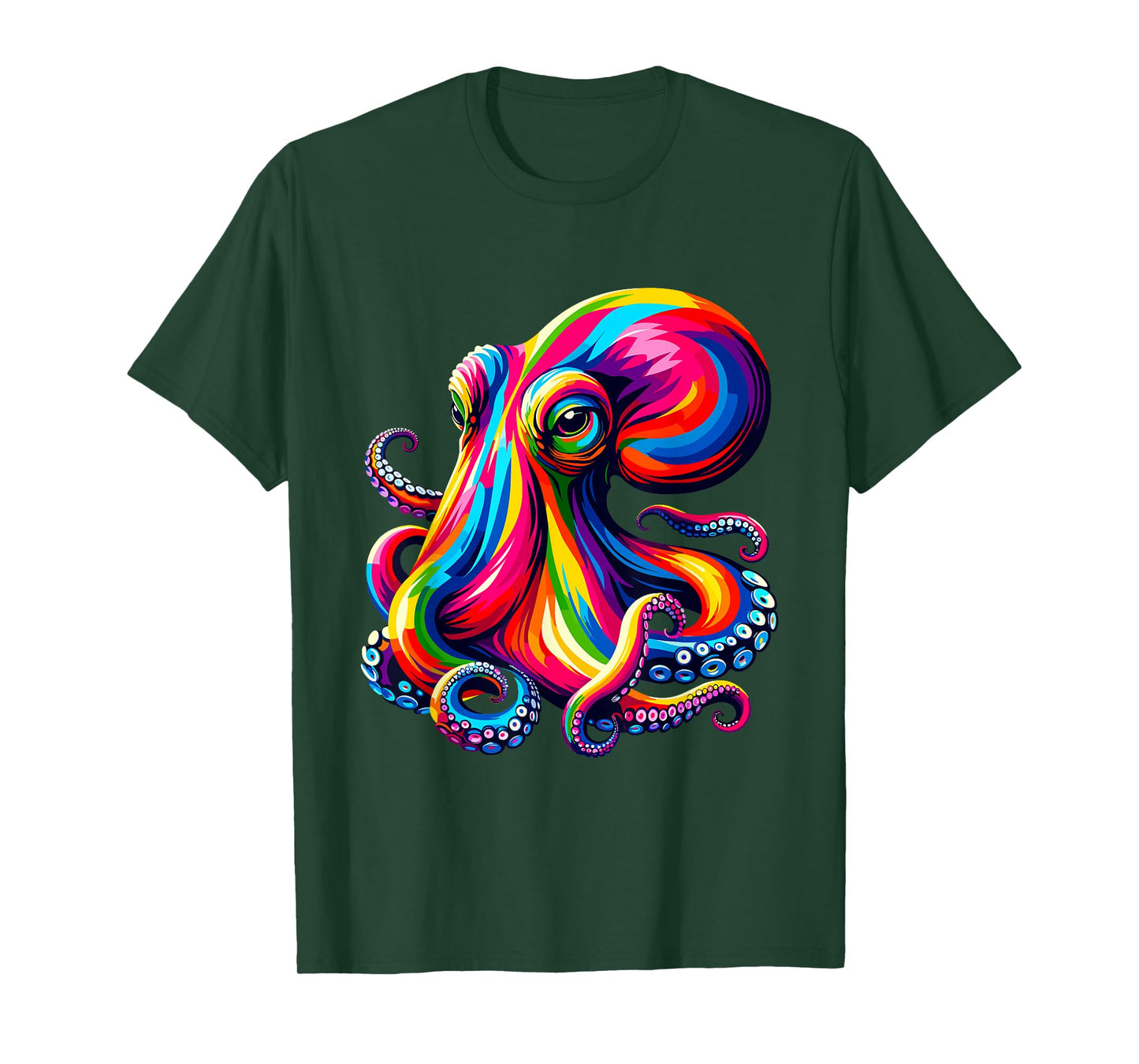 Colorful Pop Art Octopus Lover Octopuses T-Shirt