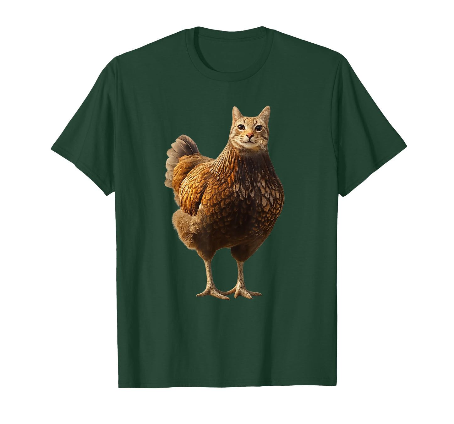 Funny cat chicken T-Shirt for Men Women Kids