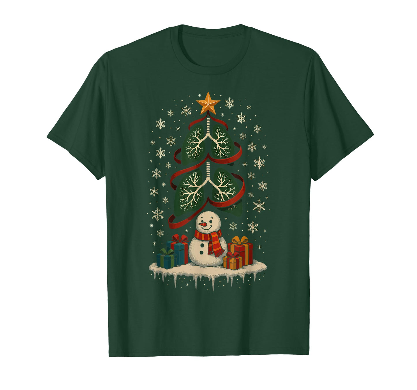 Christmas Respiratory Therapy Crew RT Nurse T-Shirt