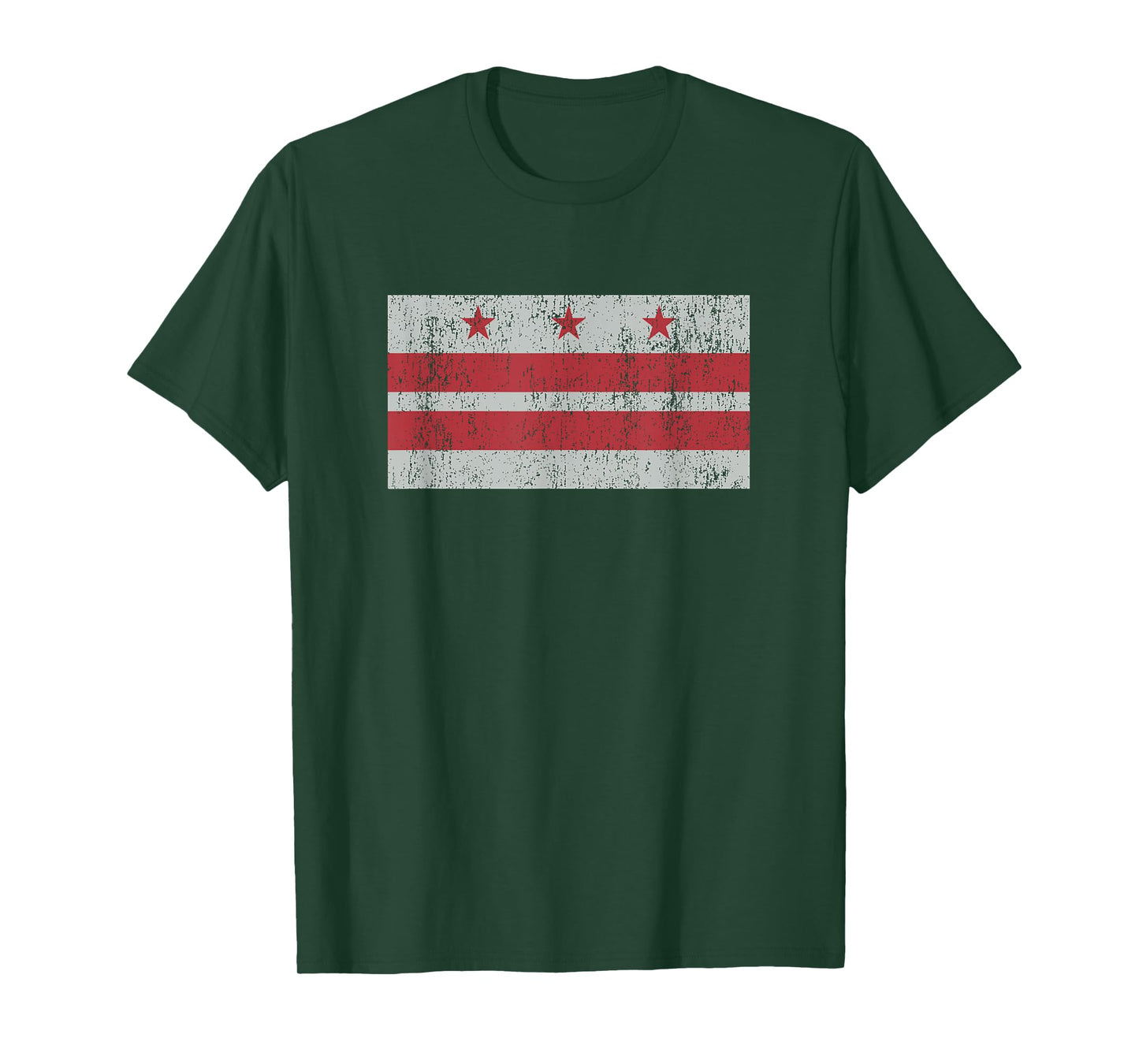 Vintage Washington DC District Columbia Flag Shirt Souvenir T-Shirt