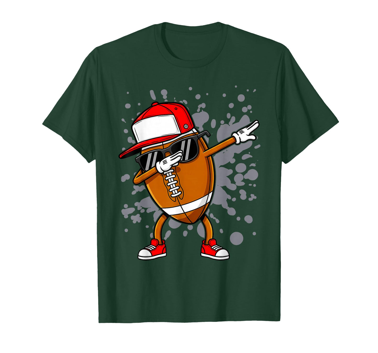 Funny Dabbing Football for Boys Dab with Cap T-Shirt