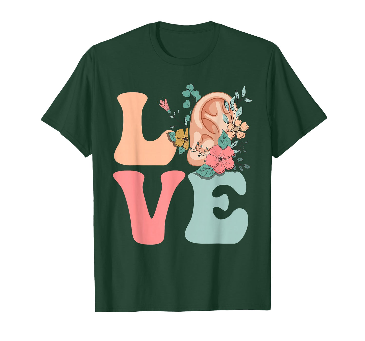 Audiologist Audiology Ear LOVE T-Shirt