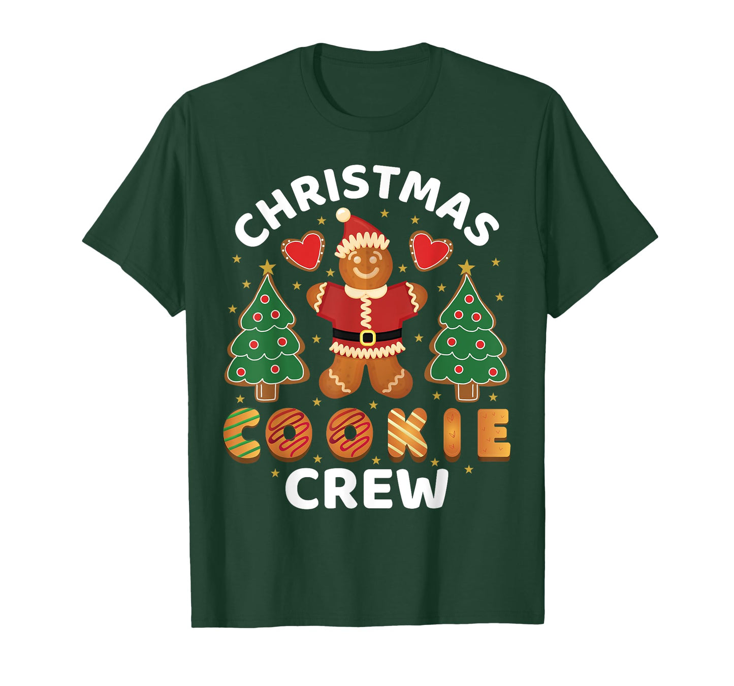 Christmas Cookie Crew tee Gingerbread Cookie Baking Team T-Shirt