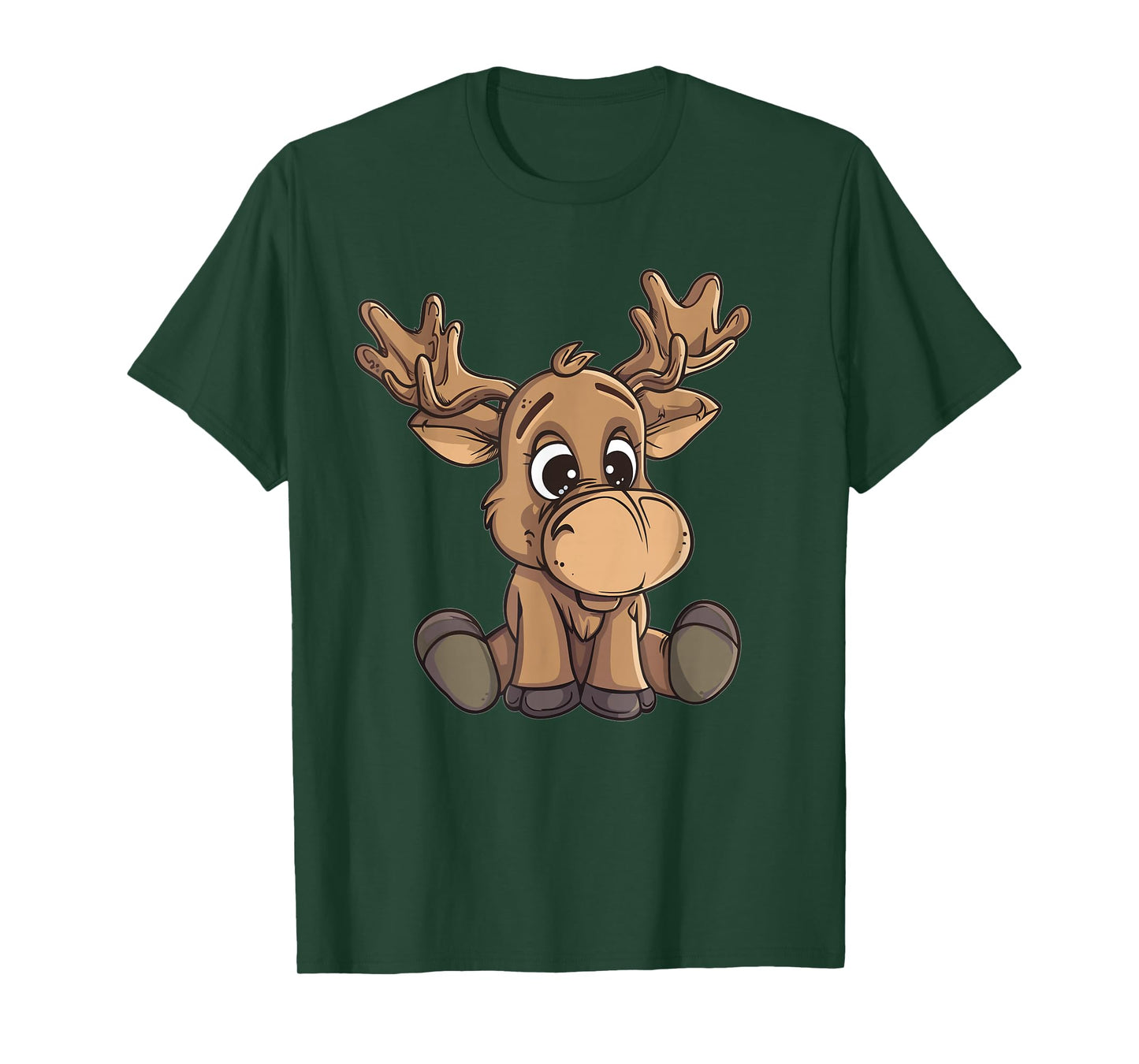 Cute Moose I Cartoon Moose T-Shirt