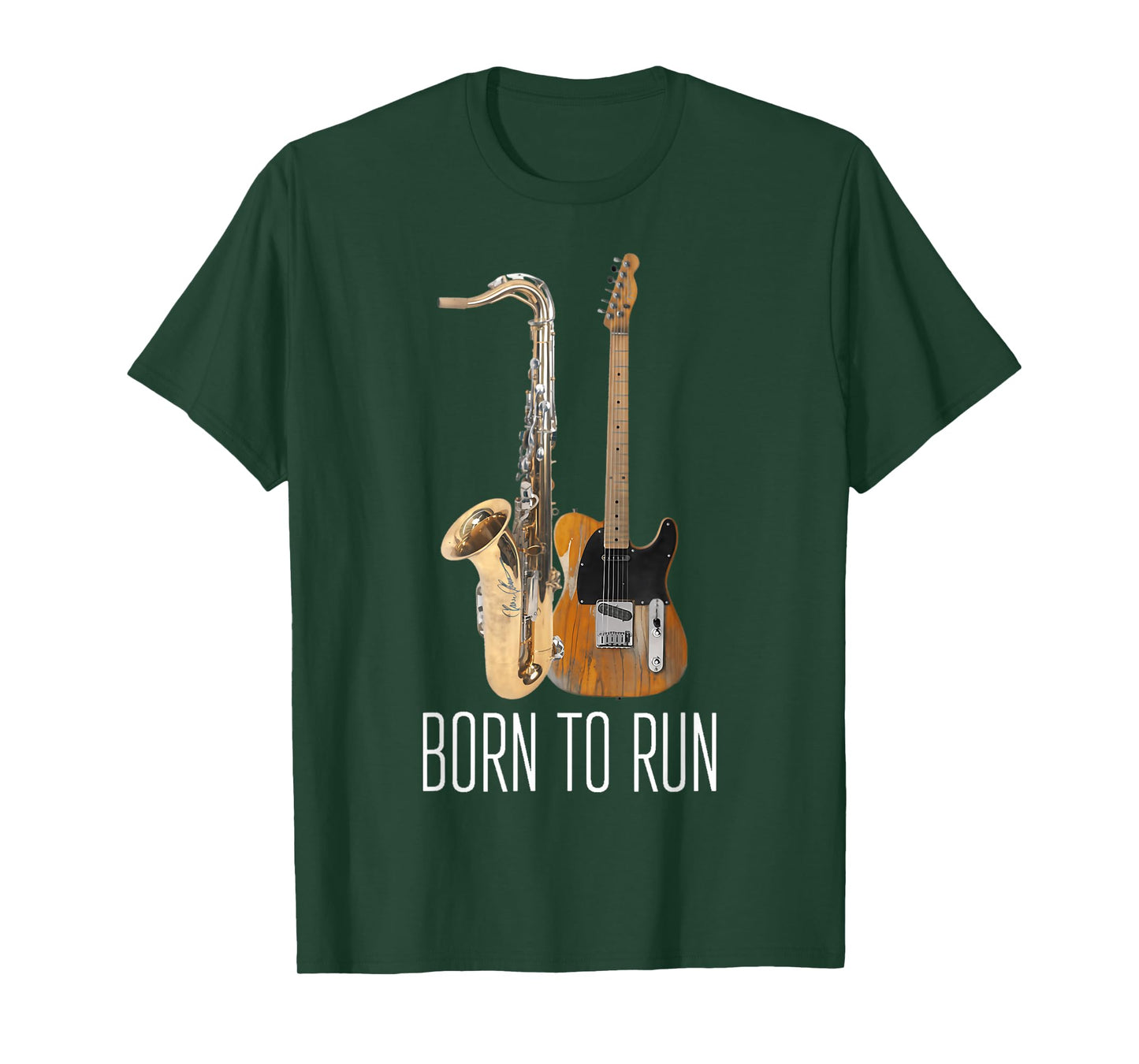 31 Born To Run Saxophone Vintage Music Amp Guitar Active T-Shirt