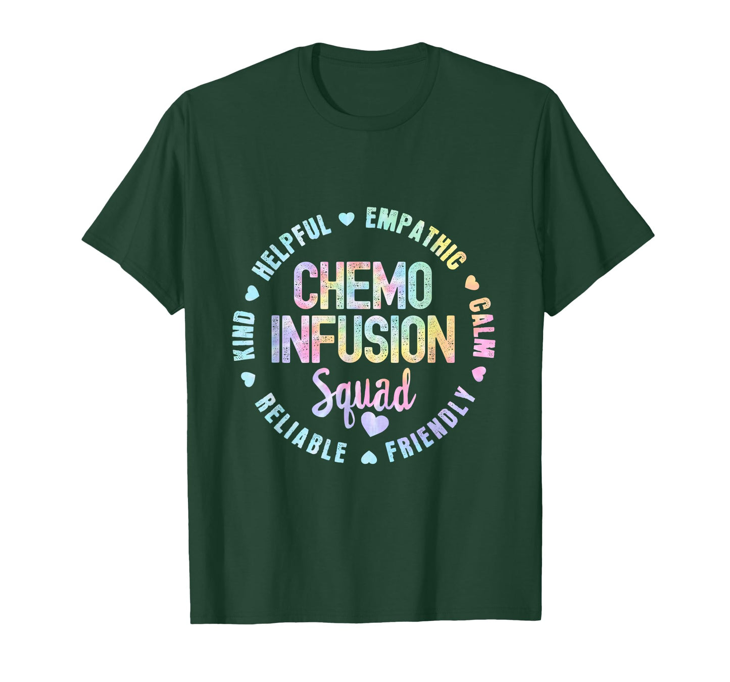 Chemo Infusion Squad Future Oncology Nurse Nursing S Tie Dye T-Shirt