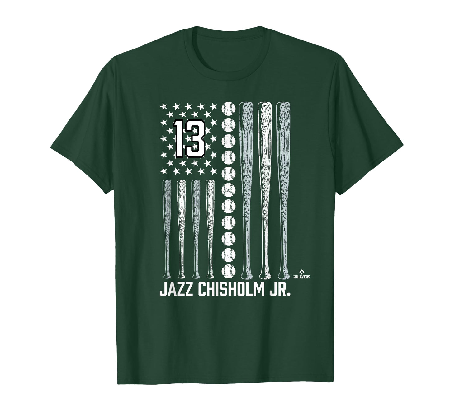 Baseball American Flag Jazz Chisholm Jr. New York Baseball T-Shirt