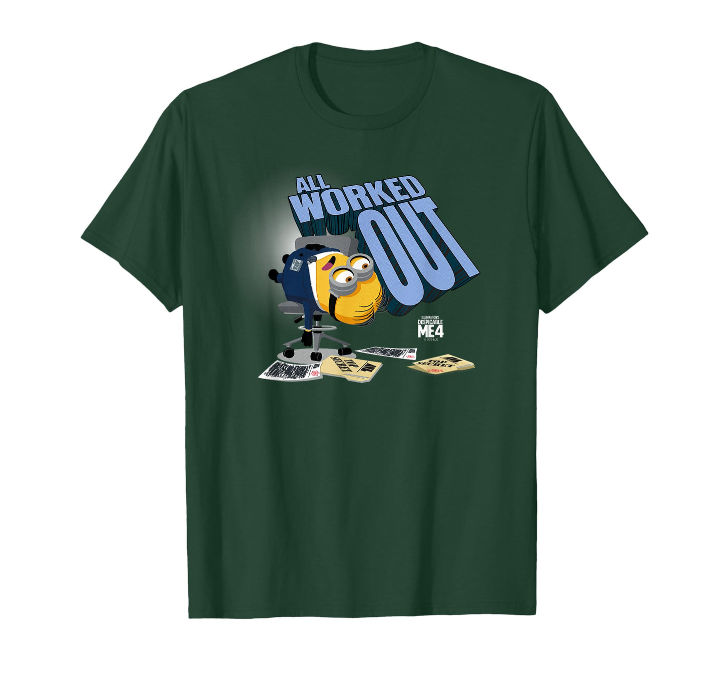 Minions Despicable Me 4 AVL All Worked Out T-Shirt