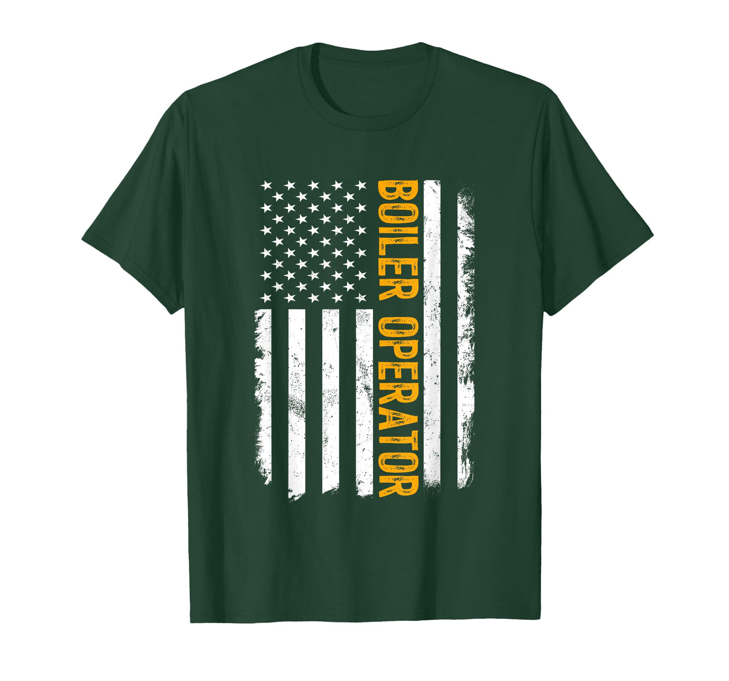 Boiler Operator Job, American Flag Boiler Operators Career T-Shirt