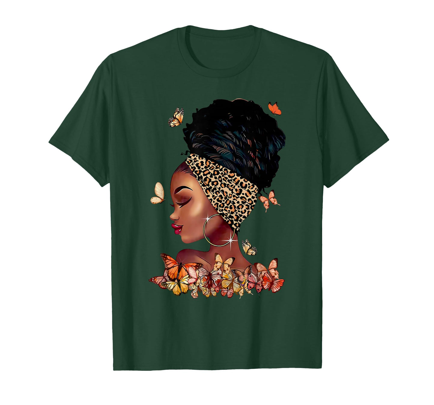 Black Girl Magic Afro Melanin Queen African American Women T-Shirt