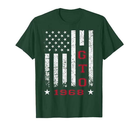 Jersey Style GTO 68 1968 Old School Muscle Cars T-Shirt
