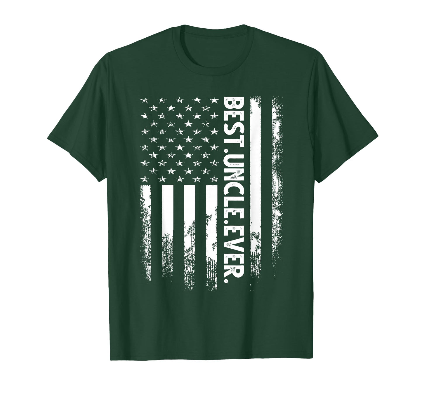Best Uncle Ever American Flag Christmas T-Shirt