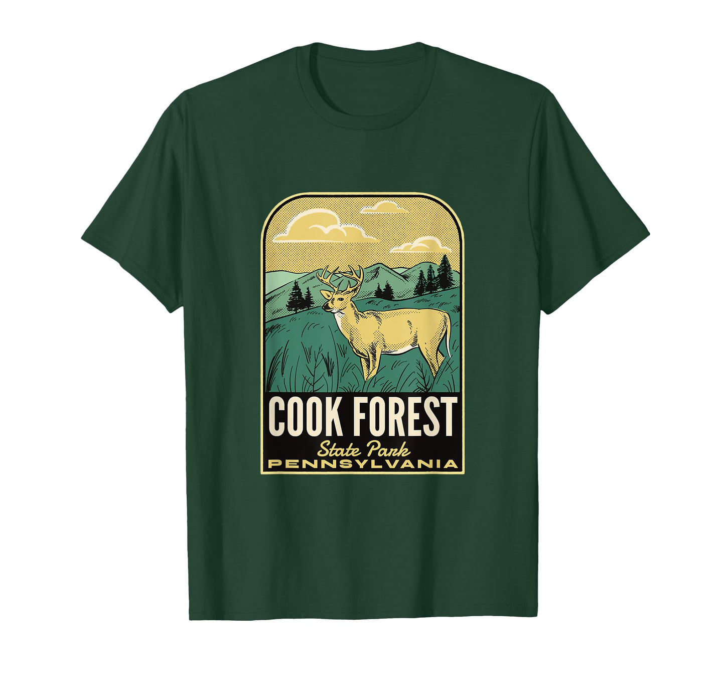 Cook Forest State Park PA Vintage Travel T-Shirt