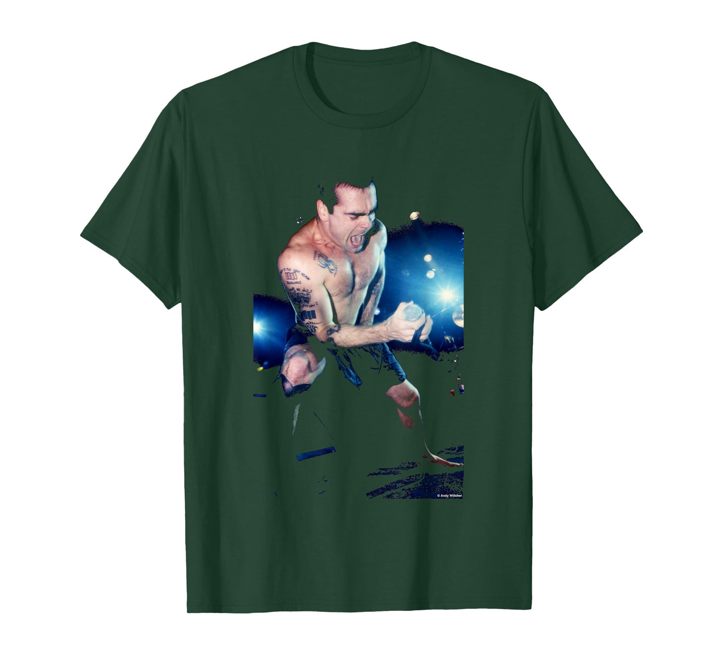 Henry Rollins Live With Band By Andy Willsher T-Shirt