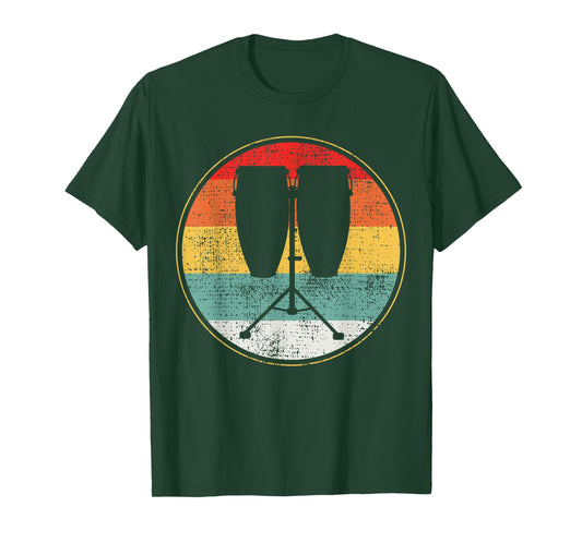 Congas Drum Conga Player Retro Vintage T-Shirt