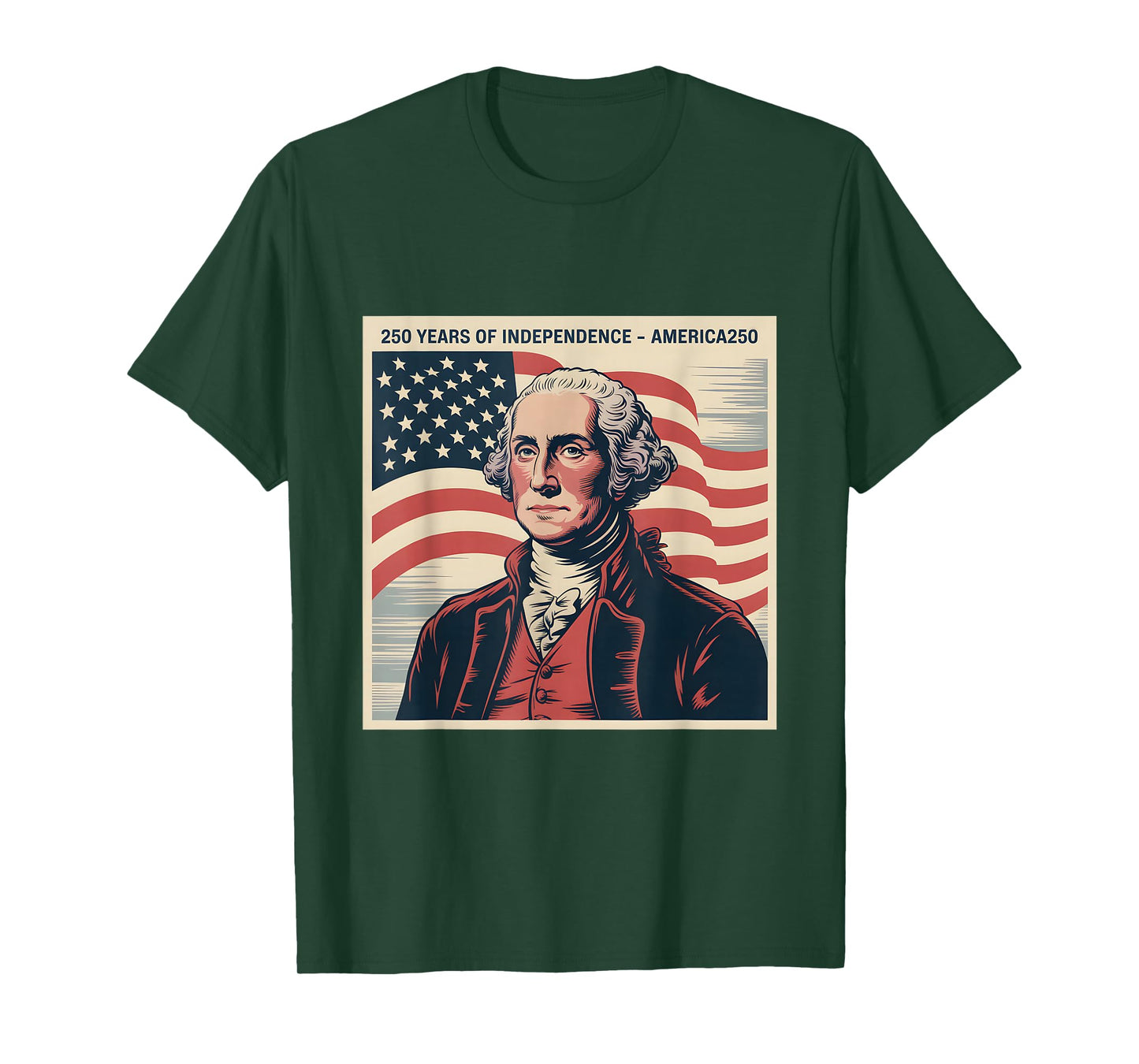250 Years American Flag 250th Anniversary USA T-Shirt