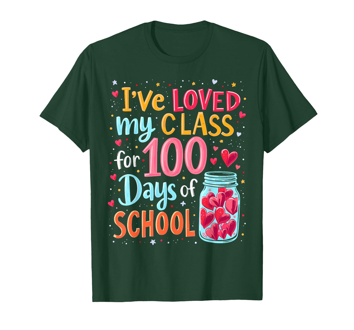 100th Day of School Costume for Kids Girls Boys 100 Days T-Shirt