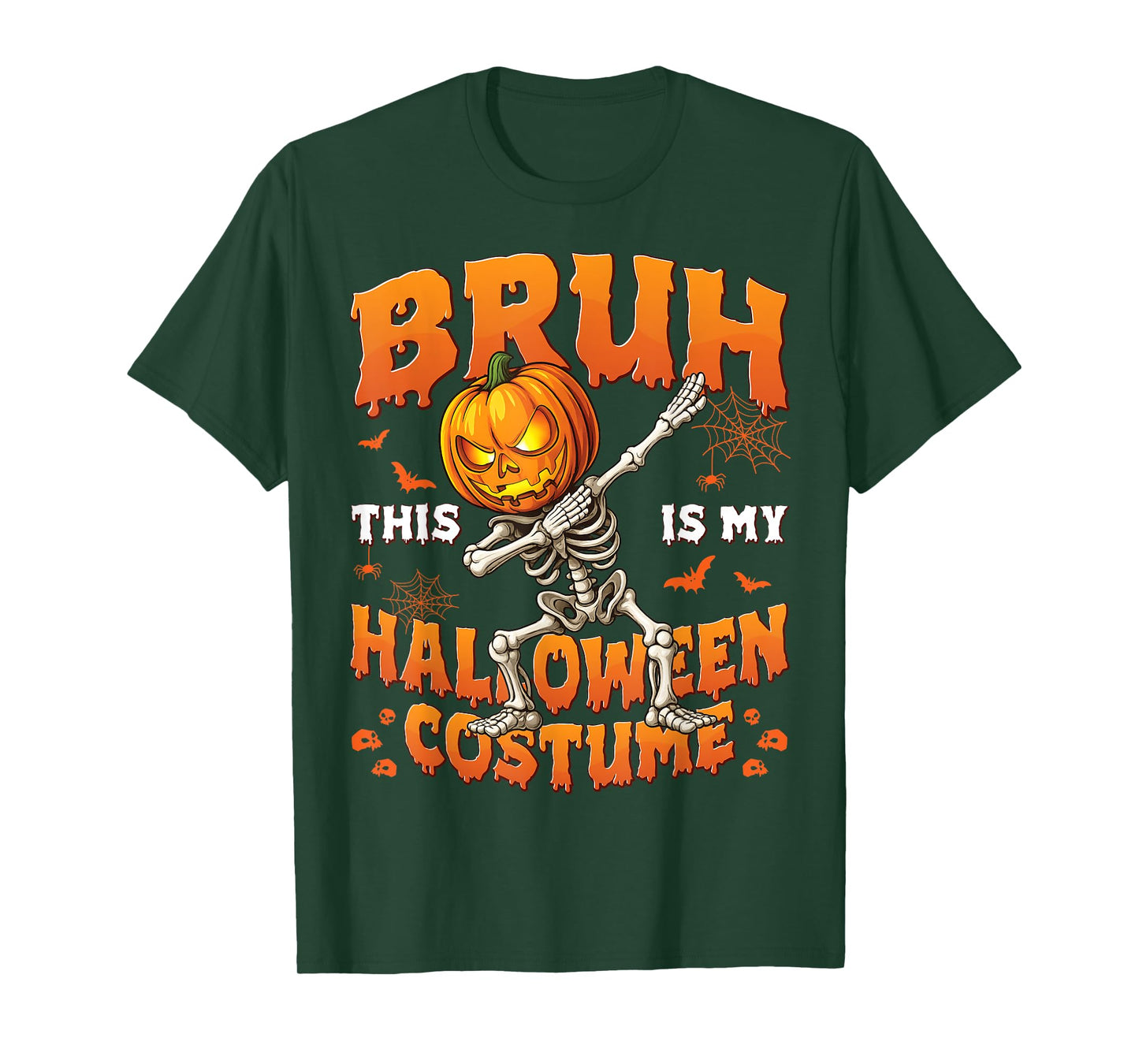 Bruh This Is My Halloween Costume Funny Dabbing Boys T-Shirt