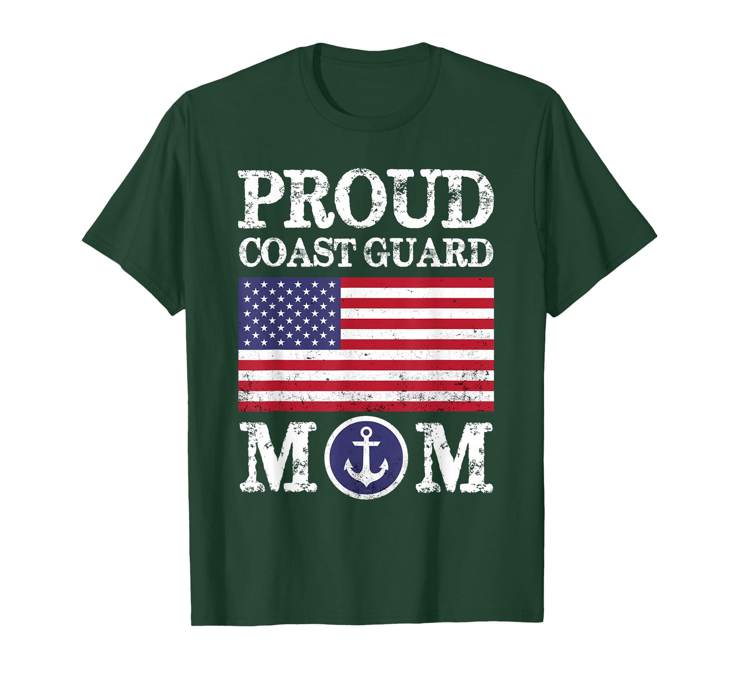 Proud Coast Guard Mom Mother's Day T-Shirt