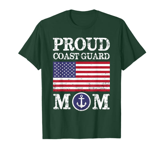Proud Coast Guard Mom Mother's Day T-Shirt