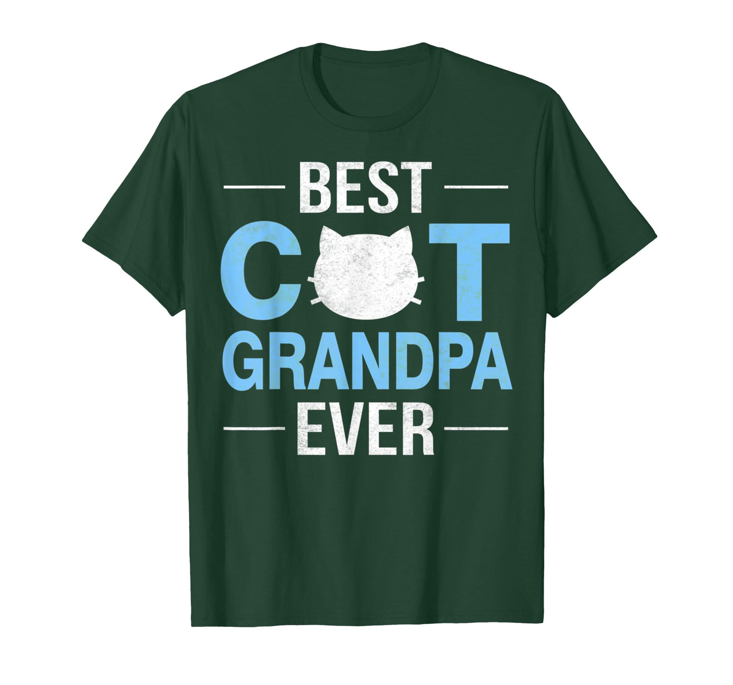 Best Cat Grandpa Ever Funny Kitty Lover Father Gift T-Shirt