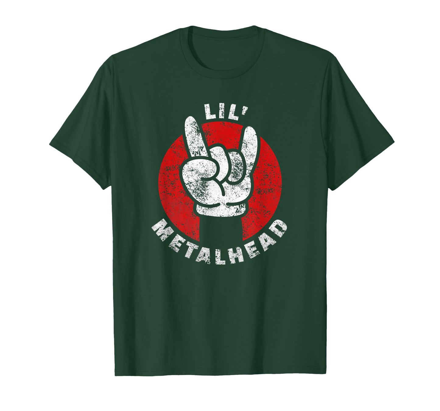 Lil Metalhead Cute Heavy Metal Head Child Rocker Gift T-Shirt