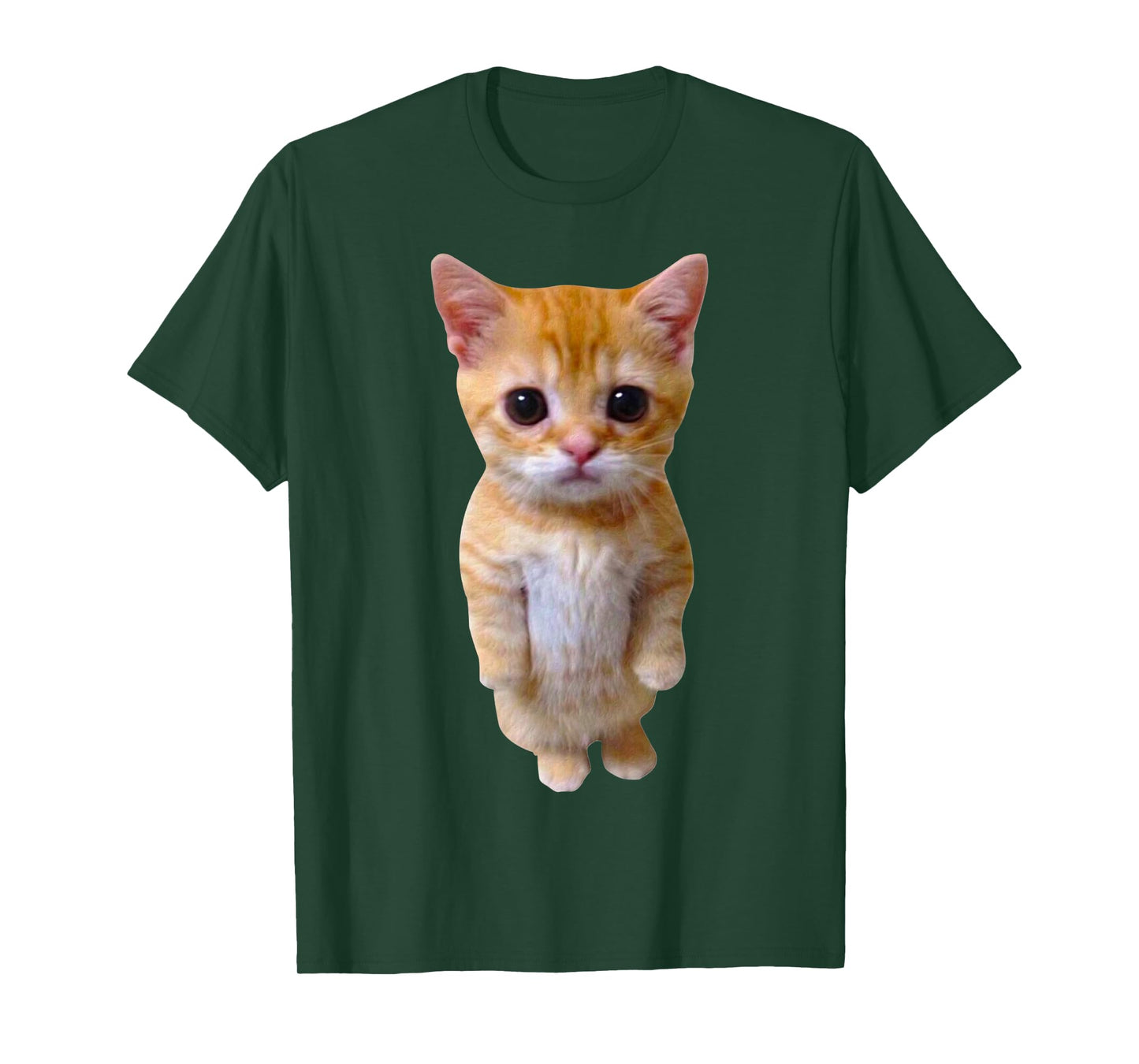 El Gato Meme Sad Crying Cat Munchkin Kitty Meme Trendy T-Shirt Small