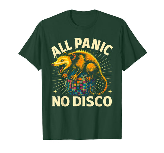 All Panic No Disco Opossum Funny Screaming Possum T-Shirt