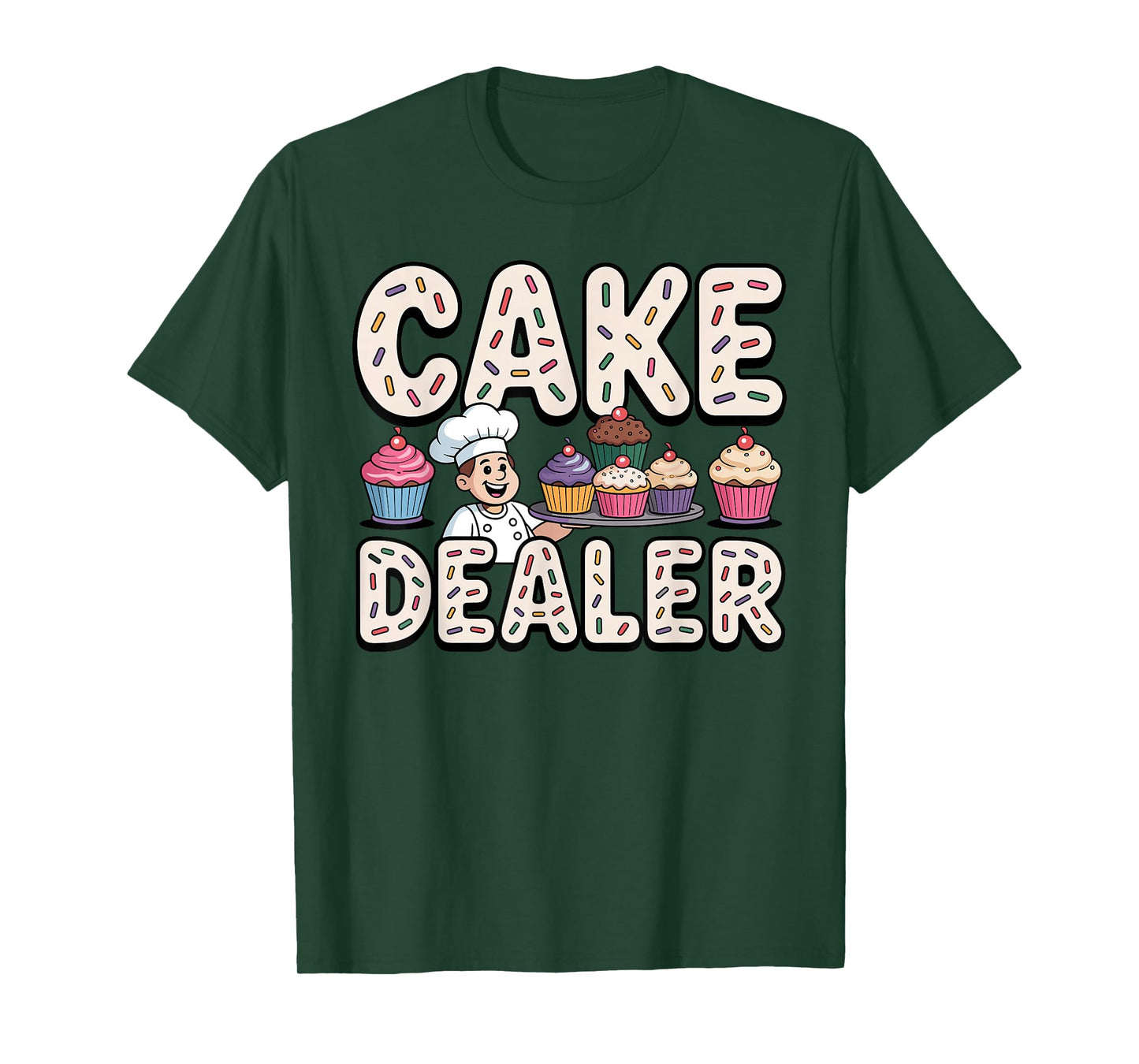 Cool Cupcake Costume for Men Women Baking Cupcake Lover T-Shirt