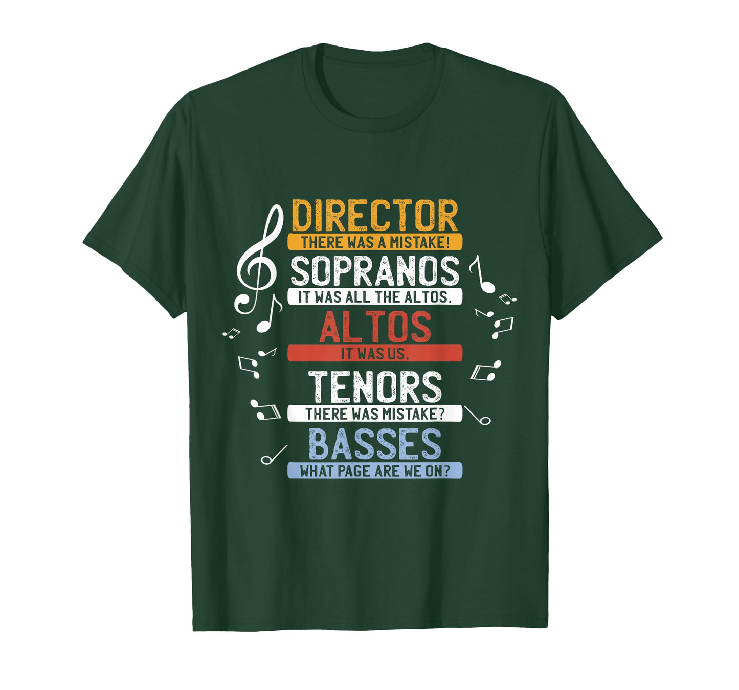 Choir Joke Shirt | Funny Music Singing Tee | Men Women Kids T-Shirt