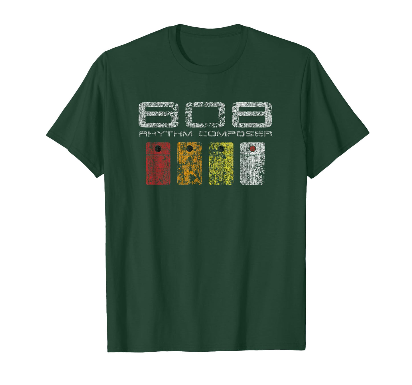 808 Retro Style Rhythm Composer Electronic Drum Machine TR T-Shirt