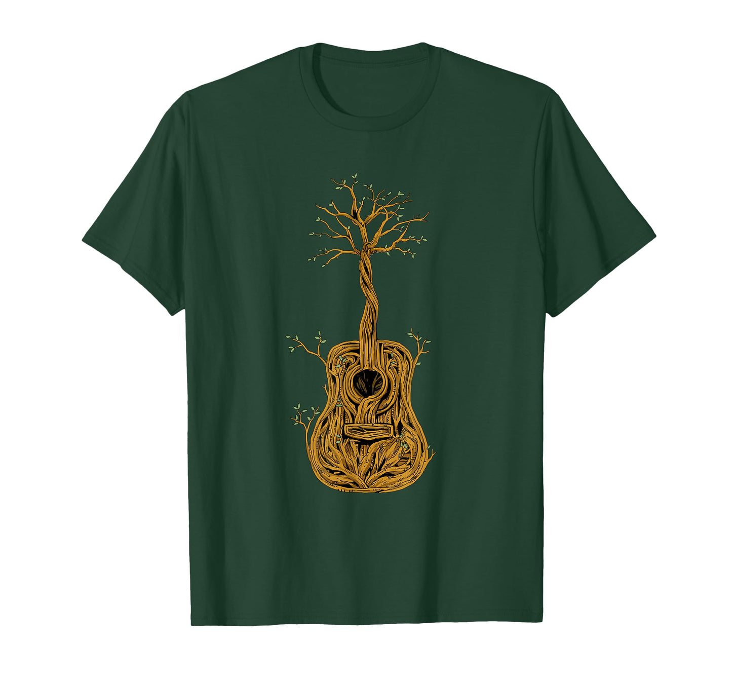 Acoustic Guitar Tree of Life Guitar Player Guitarist T-Shirt