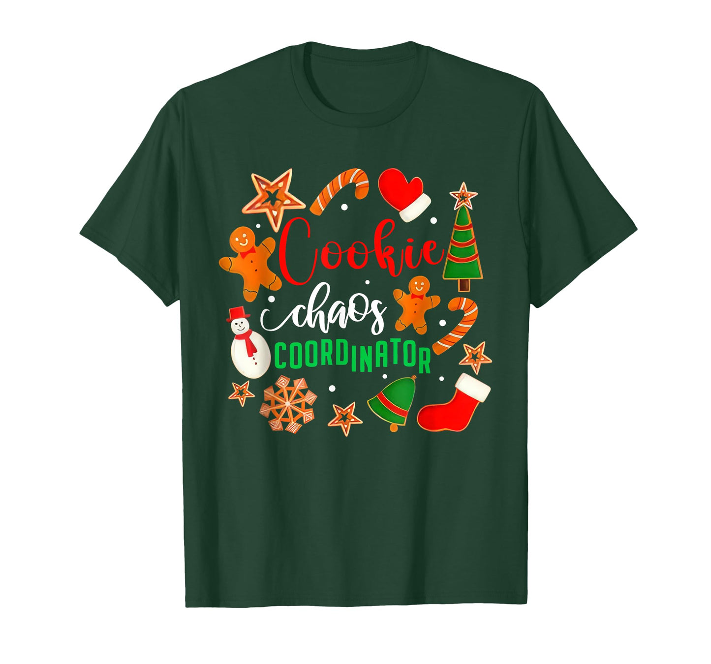 Cookie Chaos Coordinator Tees Cookie Chaos Coordinator Funny Cookie Bake T-Shirt