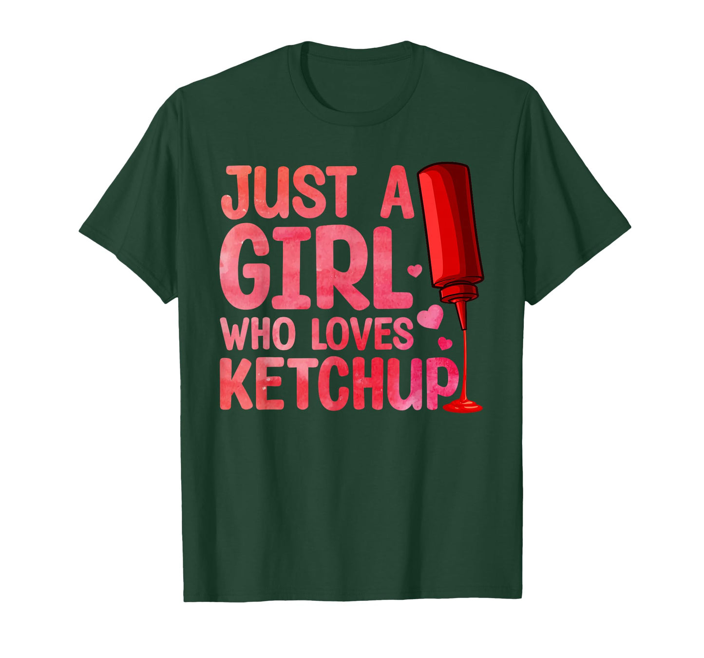 Cool Ketchup Art For Women Girls Kid Ketchup Novelty Ketchup T-Shirt