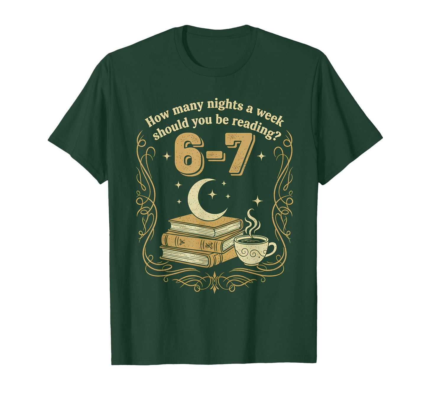 How Many Nights A Week Should You Be Reading 6 7 Meme T-Shirt