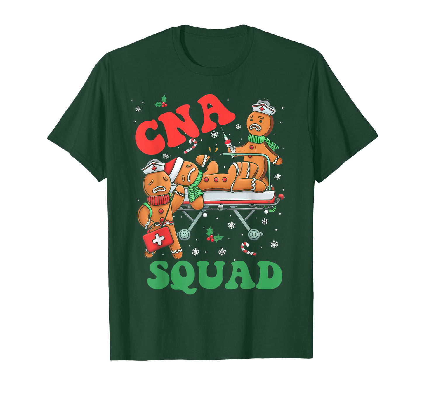 CNA Christmas Squad Christmas Shirt for Nursing Assistants T-Shirt