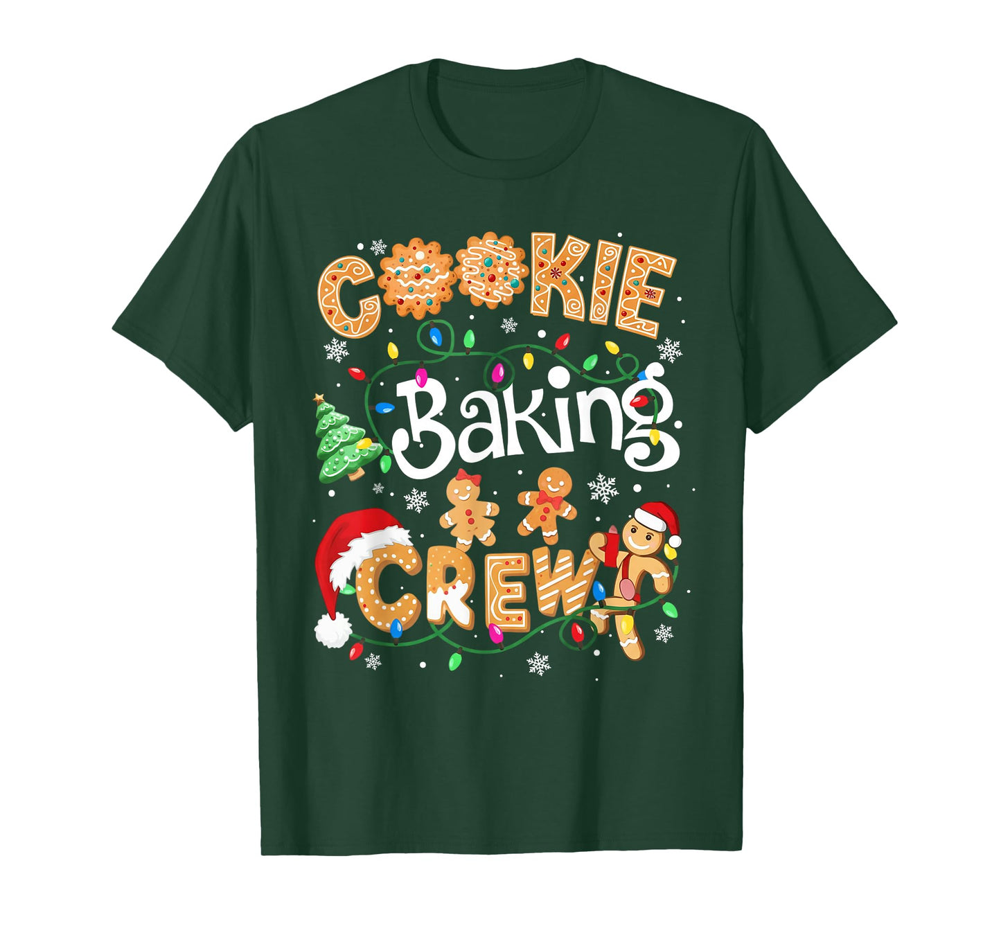 Christmas Cookie Baking Crew Cookie Crew Family Christmas T-Shirt