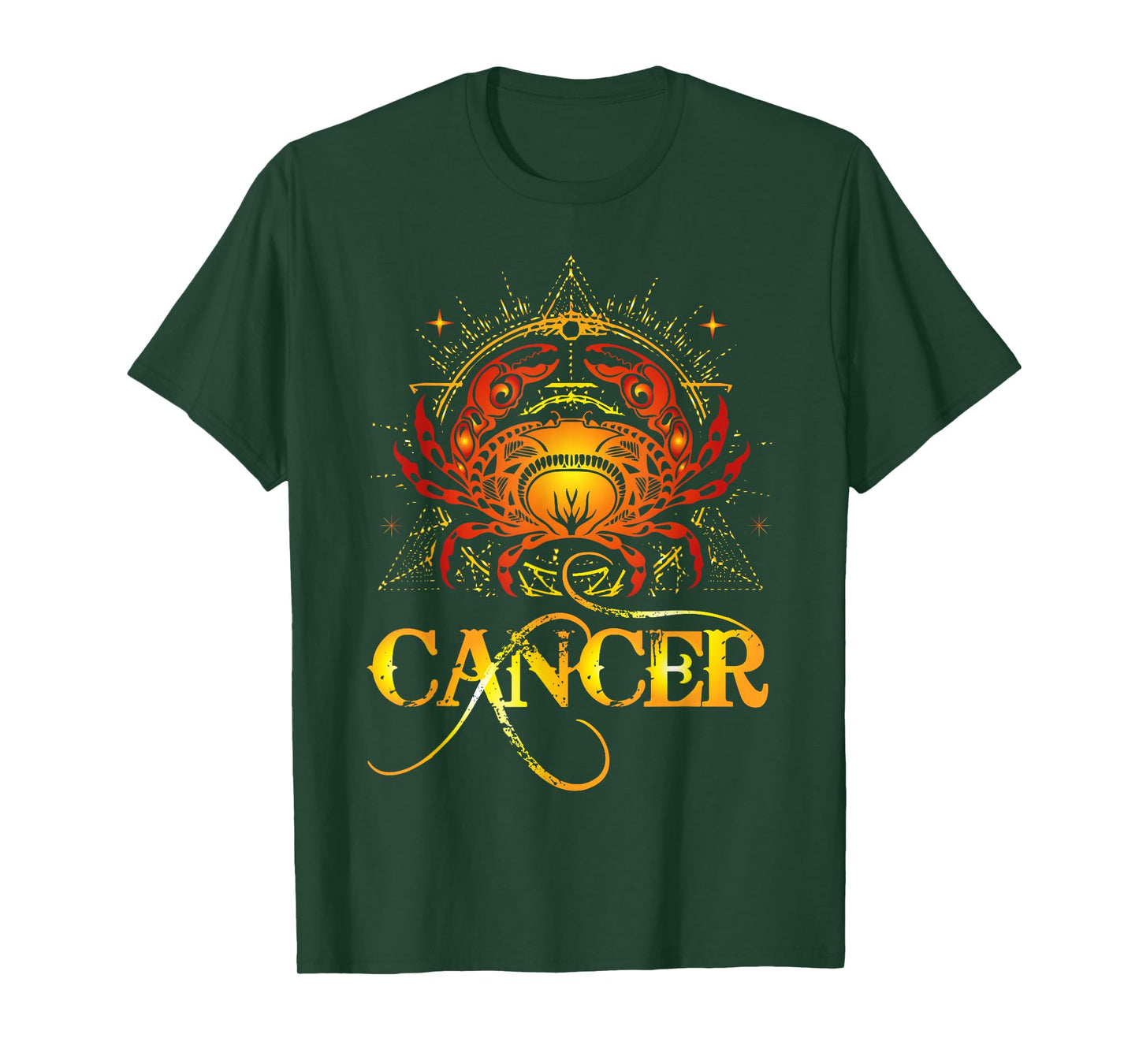 Crab Zodiac Sign Symbol Horoscope Cancer T-Shirt