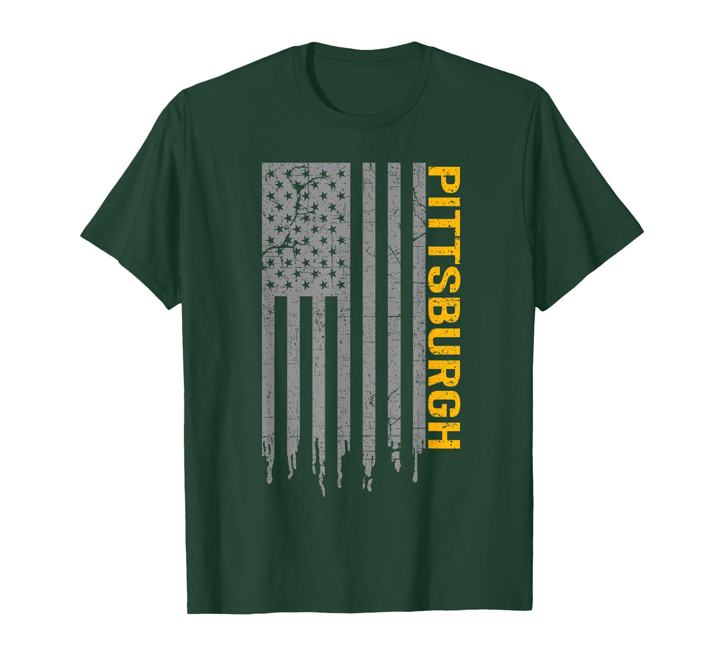 Pittsburgh USA Flag Patriotic American from Pittsburgh T-Shirt