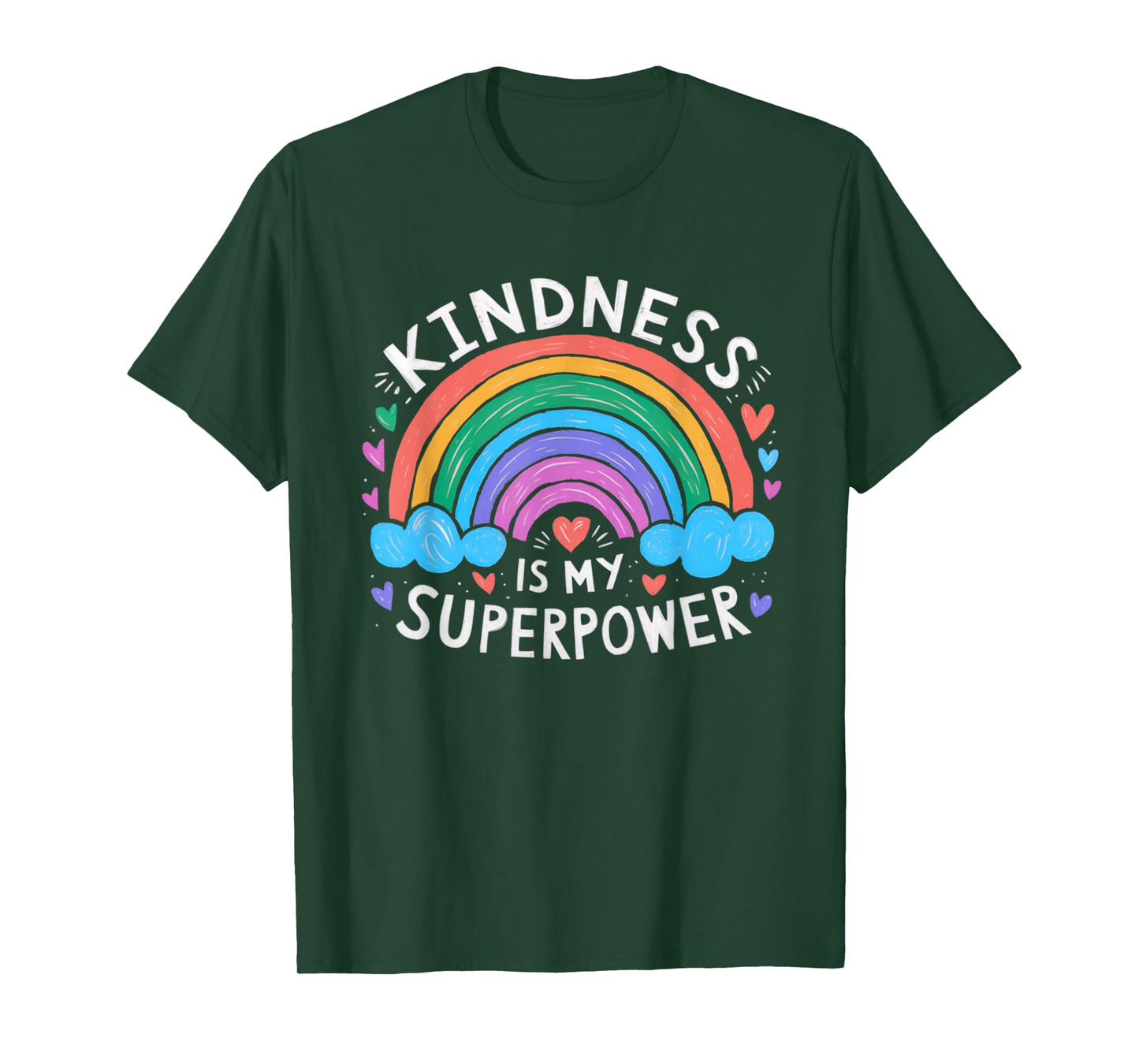 Kindness is My Superpower Unity Day Girls Boys Kids T-Shirt