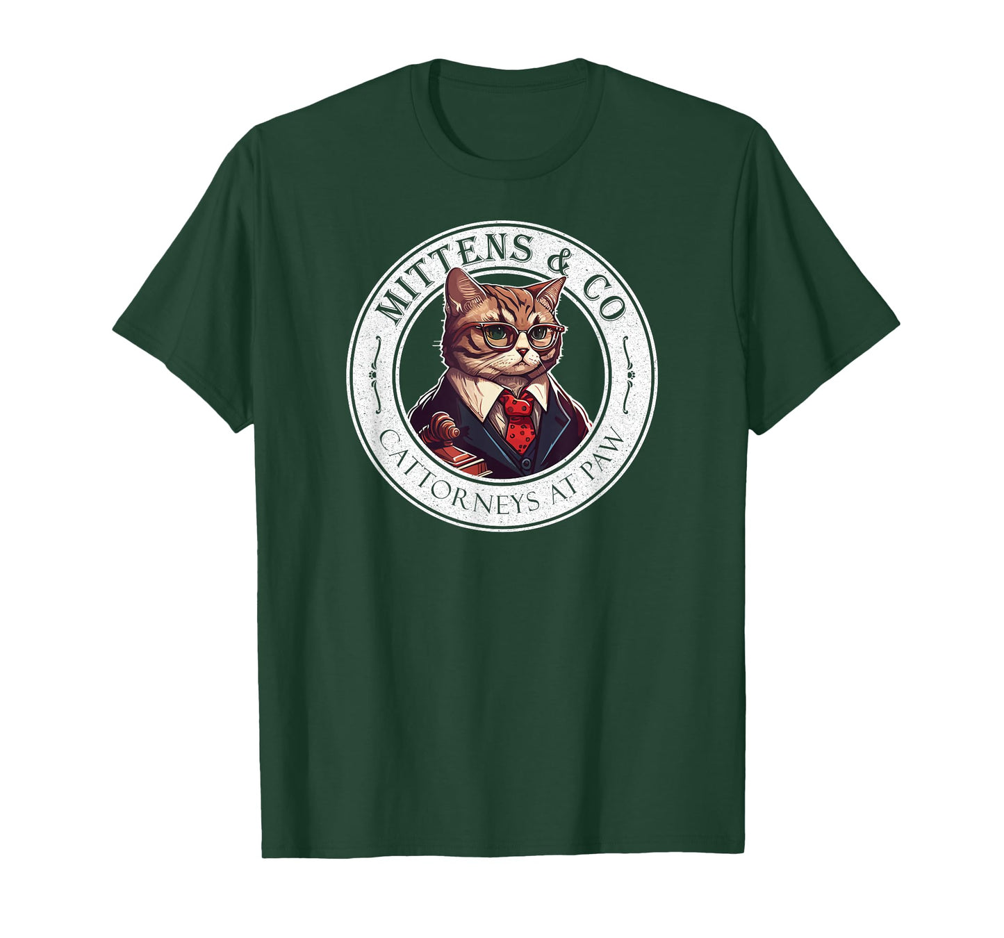 Mittens & Co, Cattorneys At Paw T-Shirt