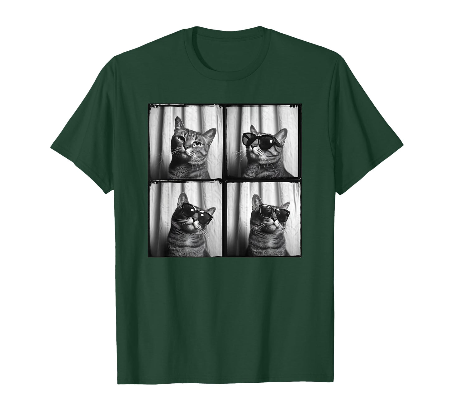 Funny Cat Wearing Sunglasses Selfie T-Shirt